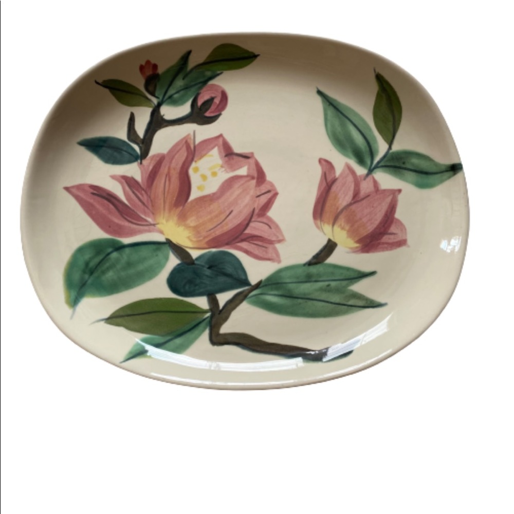 Red Wing Pottery Vintage Blossom Time Platter
